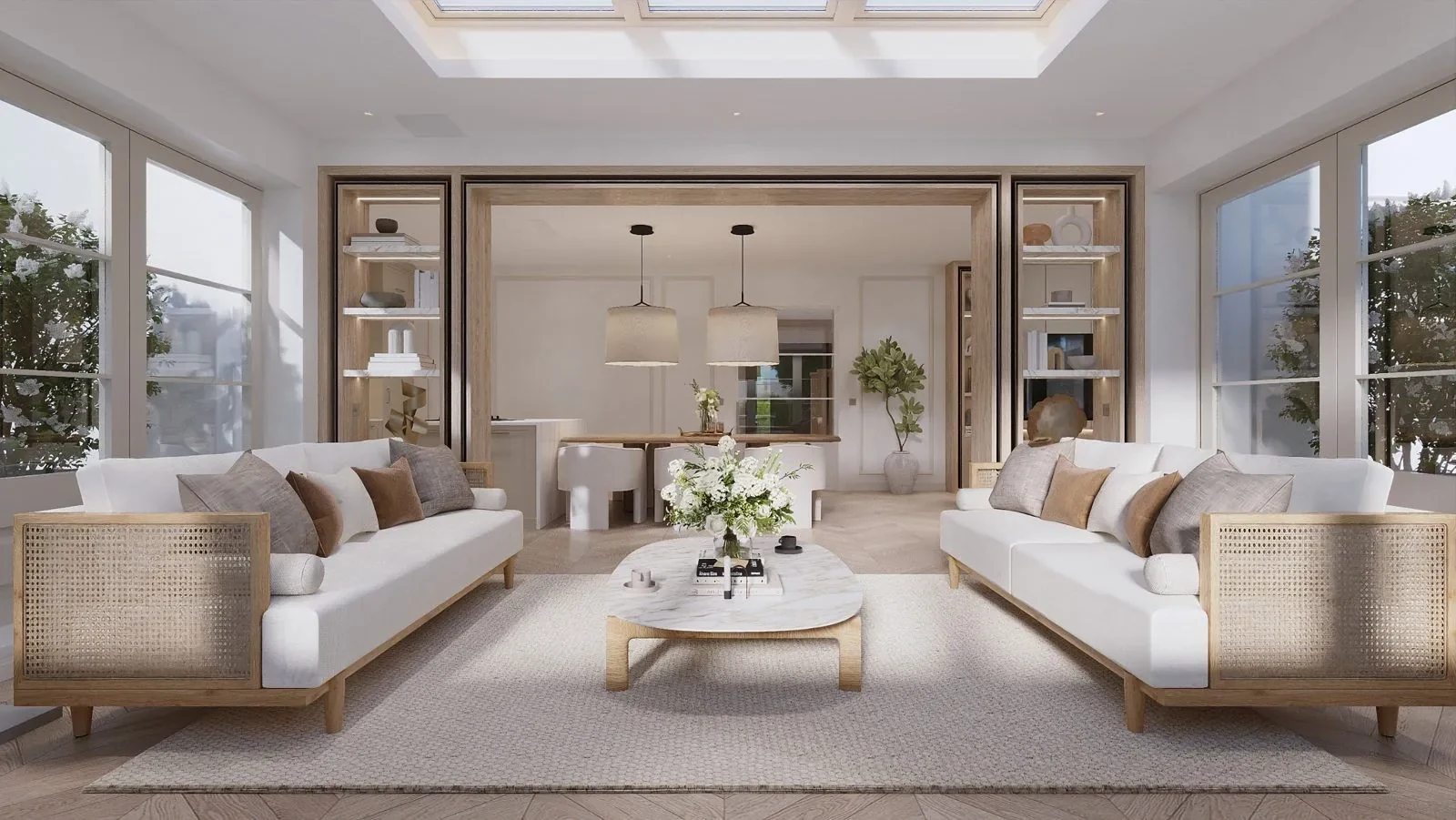 Luxury interior design UK: ELE Interior Design concept for a family home in Ascot