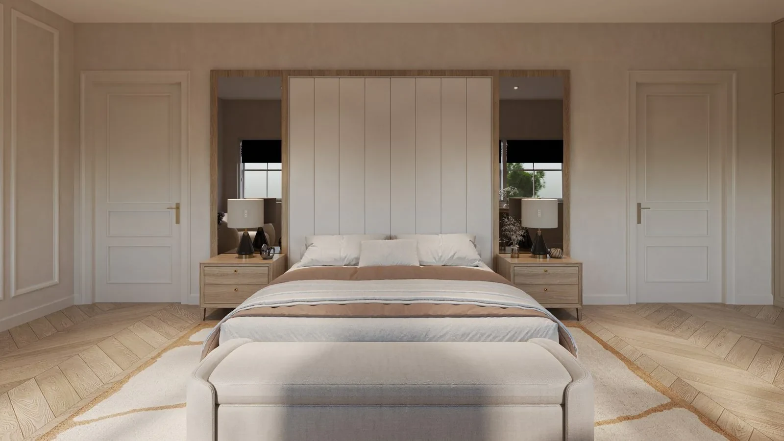 Principal bedroom, Ascot design concept